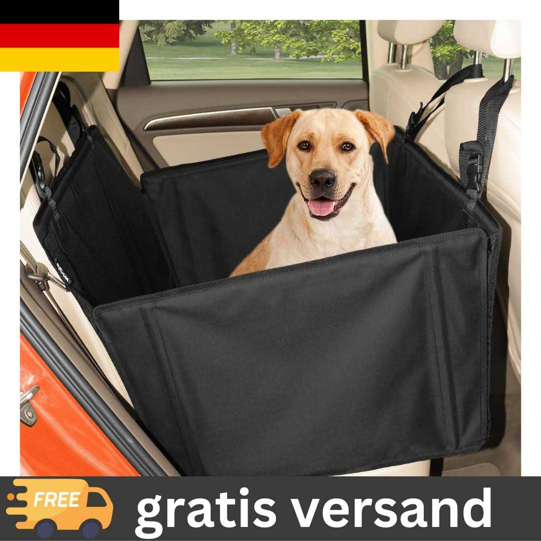 Extra Stable Dog Car Seat with 4 Fastening Straps Y868