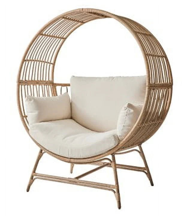 Round Wicker Outdoor Egg Chair I9497