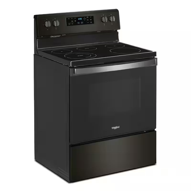 Black Stainless Electric Range with 5 Elements Q888