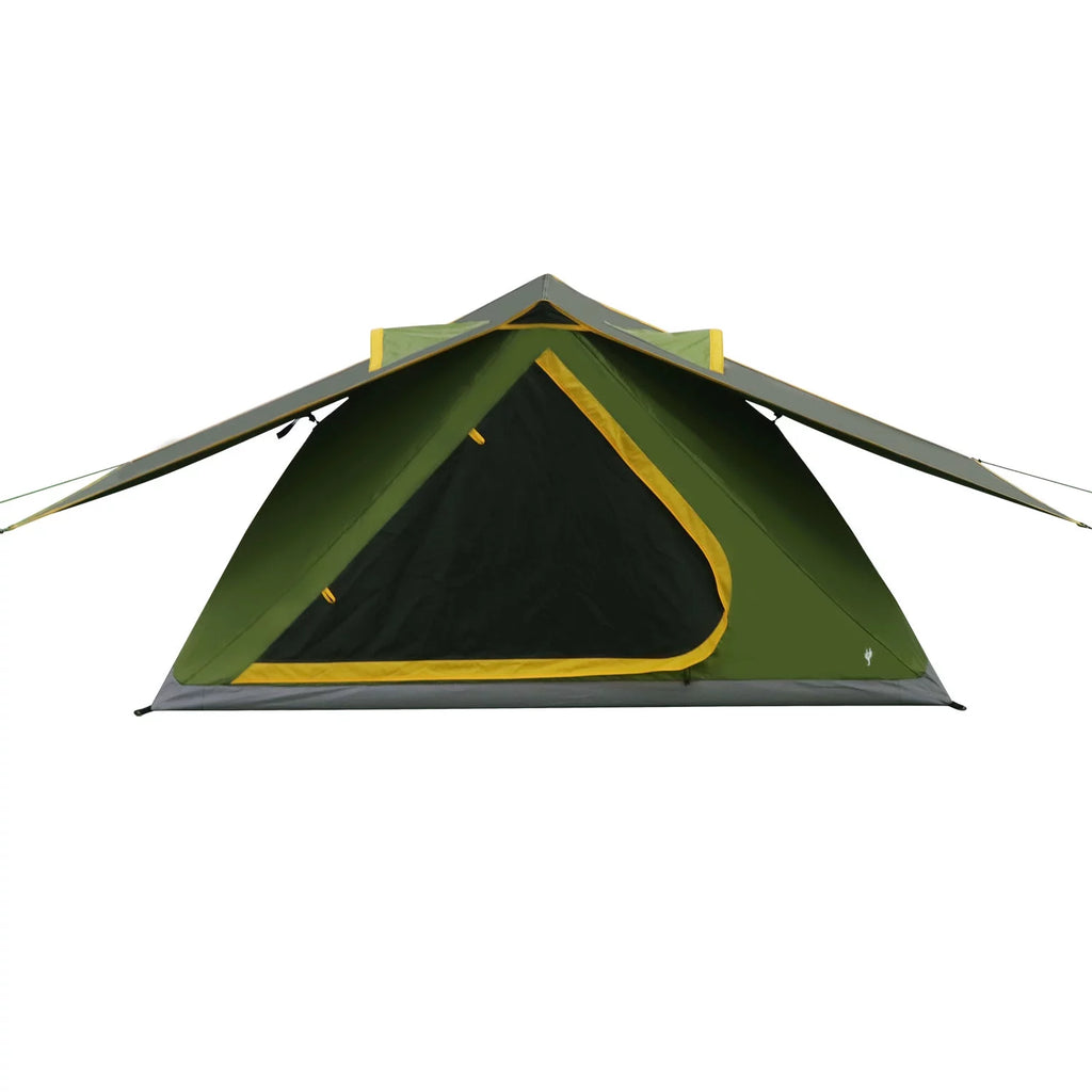 2-Person Pop up Instant Hub Tent, Green, 7.5 lbs O64789