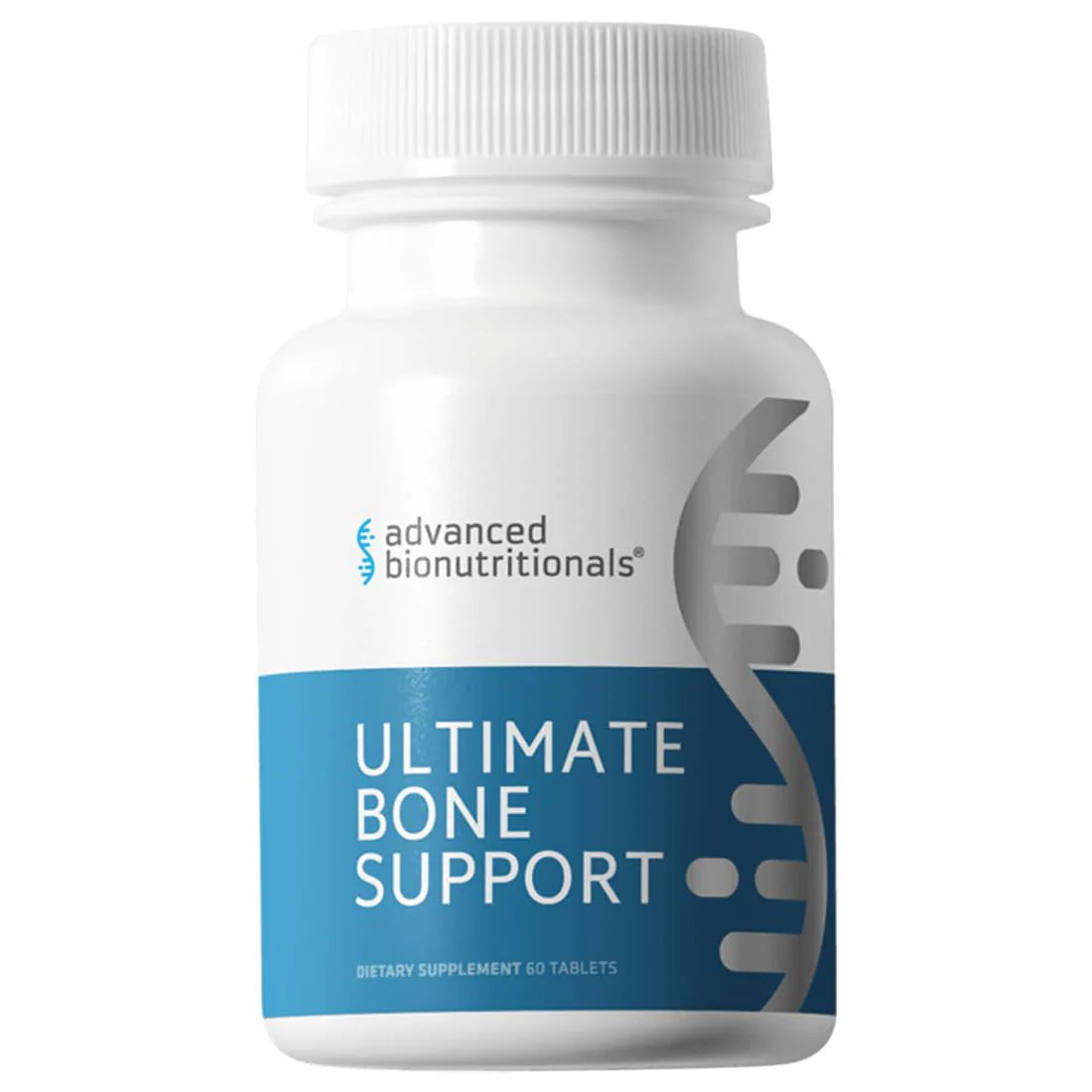 Bone Support Supplement, Strontium, Silica, Vitamin K2 and D3, 60 Tablets F84612