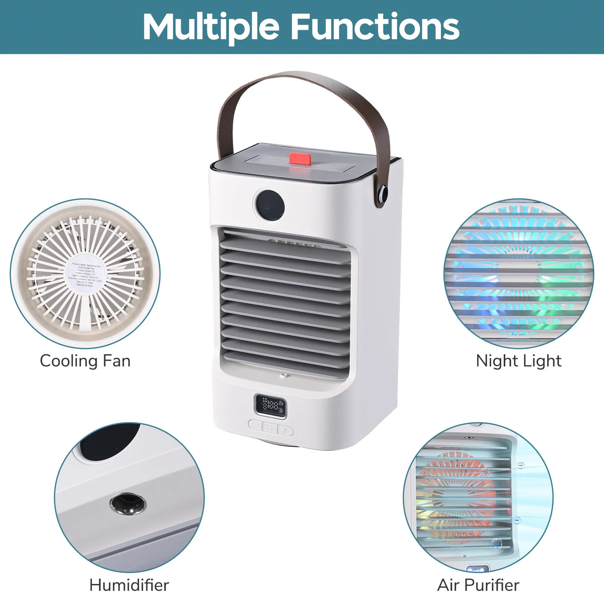 Portable Tabletop Evaporative Air Cooler U15005