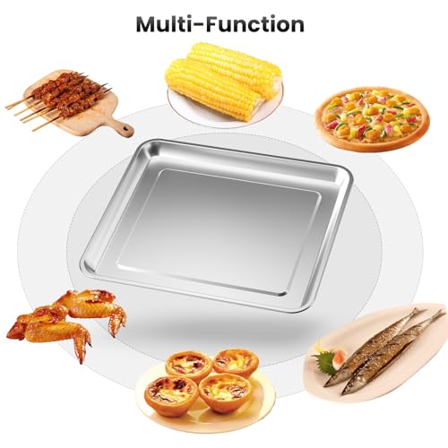 Stainless Steel Baking Tray Pan and Air Fryer Basket Q775