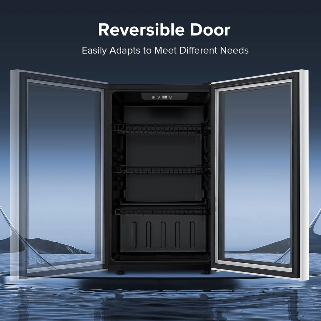 120 Can Mini Fridge Beverage Refrigerator C8004
