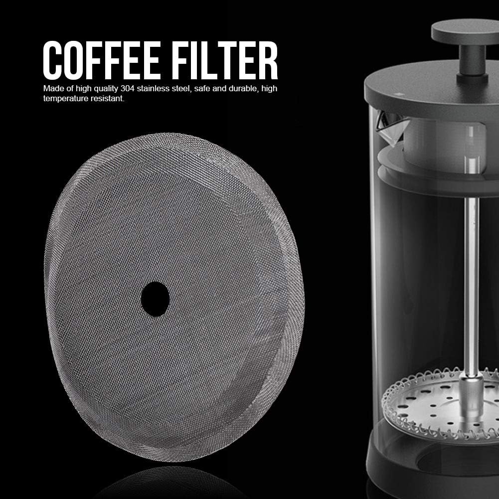 5Pcs Stainless Steel French Press Filter Replacement Mesh Screen O29517