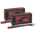 2S Lipo Battery 7.6V 6000mAh 120C Shorty Hard Case 2 Pack X34717