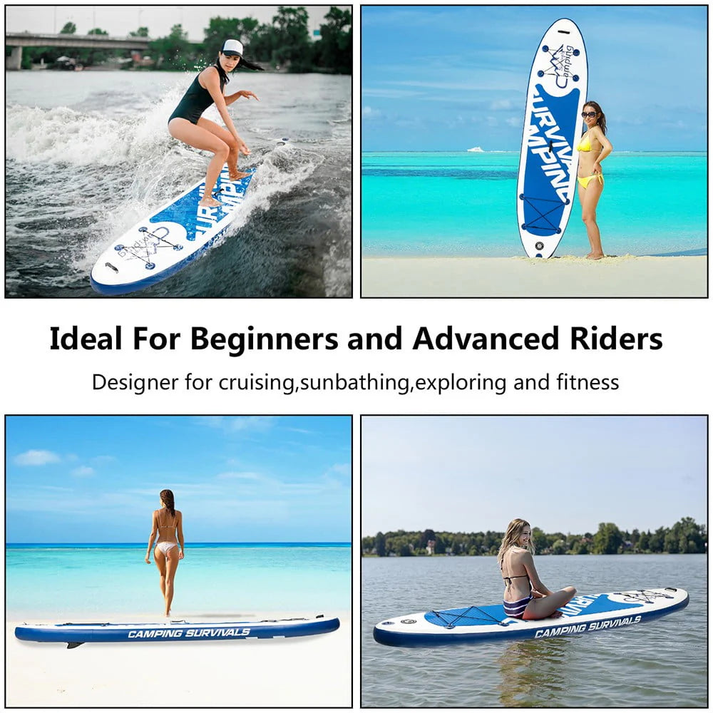 11Ft Inflatable Stand Up Paddle Board with Carrying Bag Y823