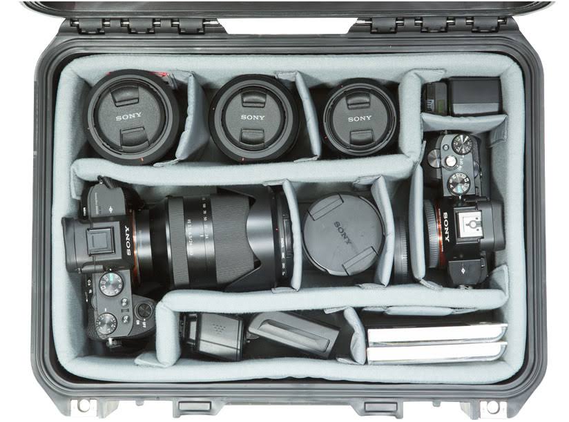 iSeries Case with Photo Dividers & Lid Organizer A239