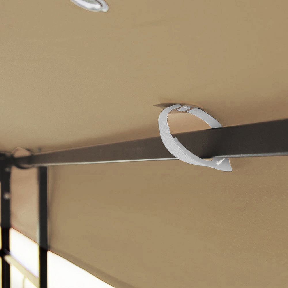 10x10 Ft Double Tiered Gazebo Replacement Canopy U73602