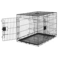 Foldable Metal Wire Dog Crate with Tray C7446