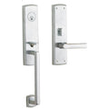 Non Lacquered Brass Left Hand Full Dummy Handleset P4925