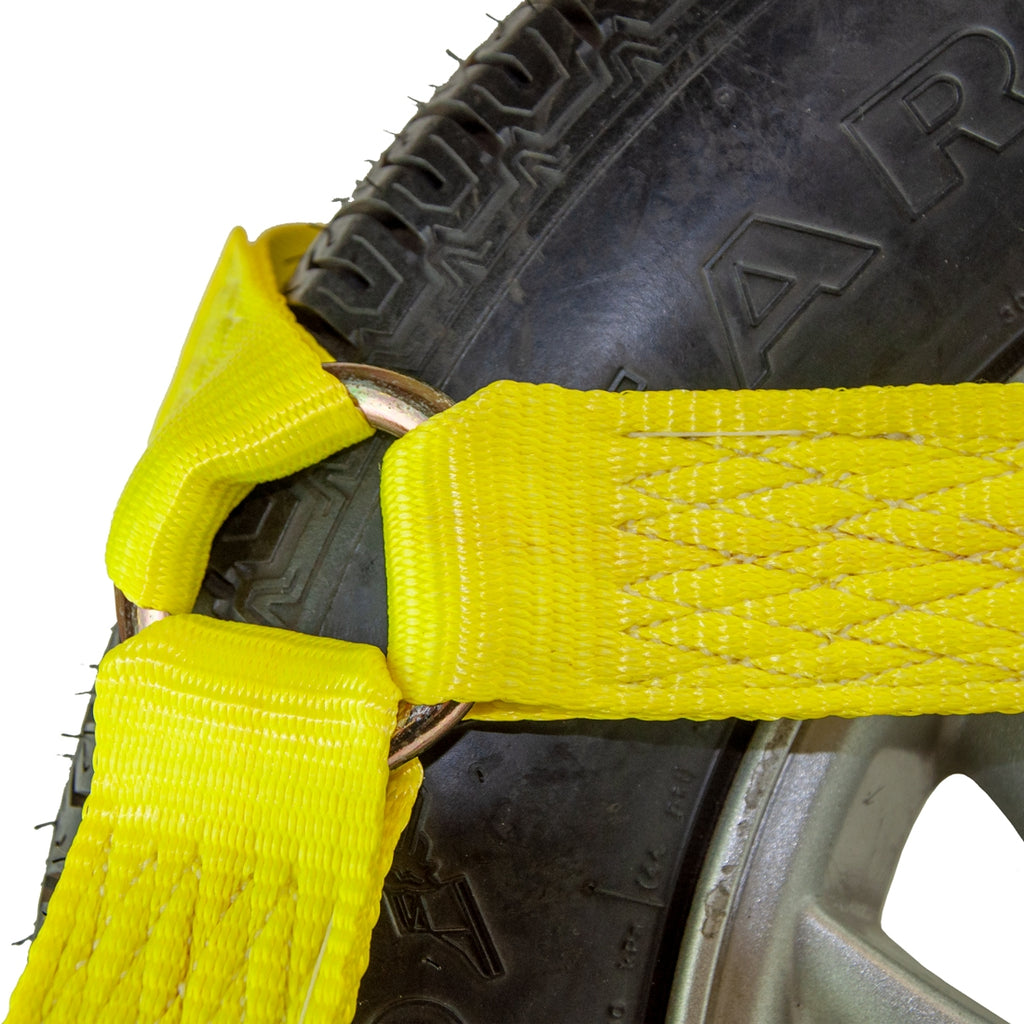 4 Pack Car Tie Down with Snap Hooks, 3300 Lbs SWL S78359