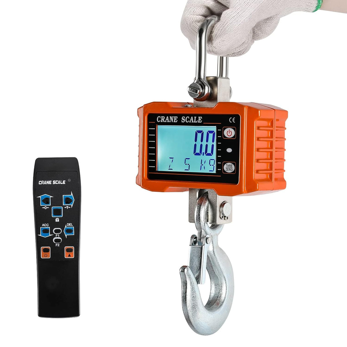 Digital Crane Scale 2000lb Hanging Scale with Remote Control O72202