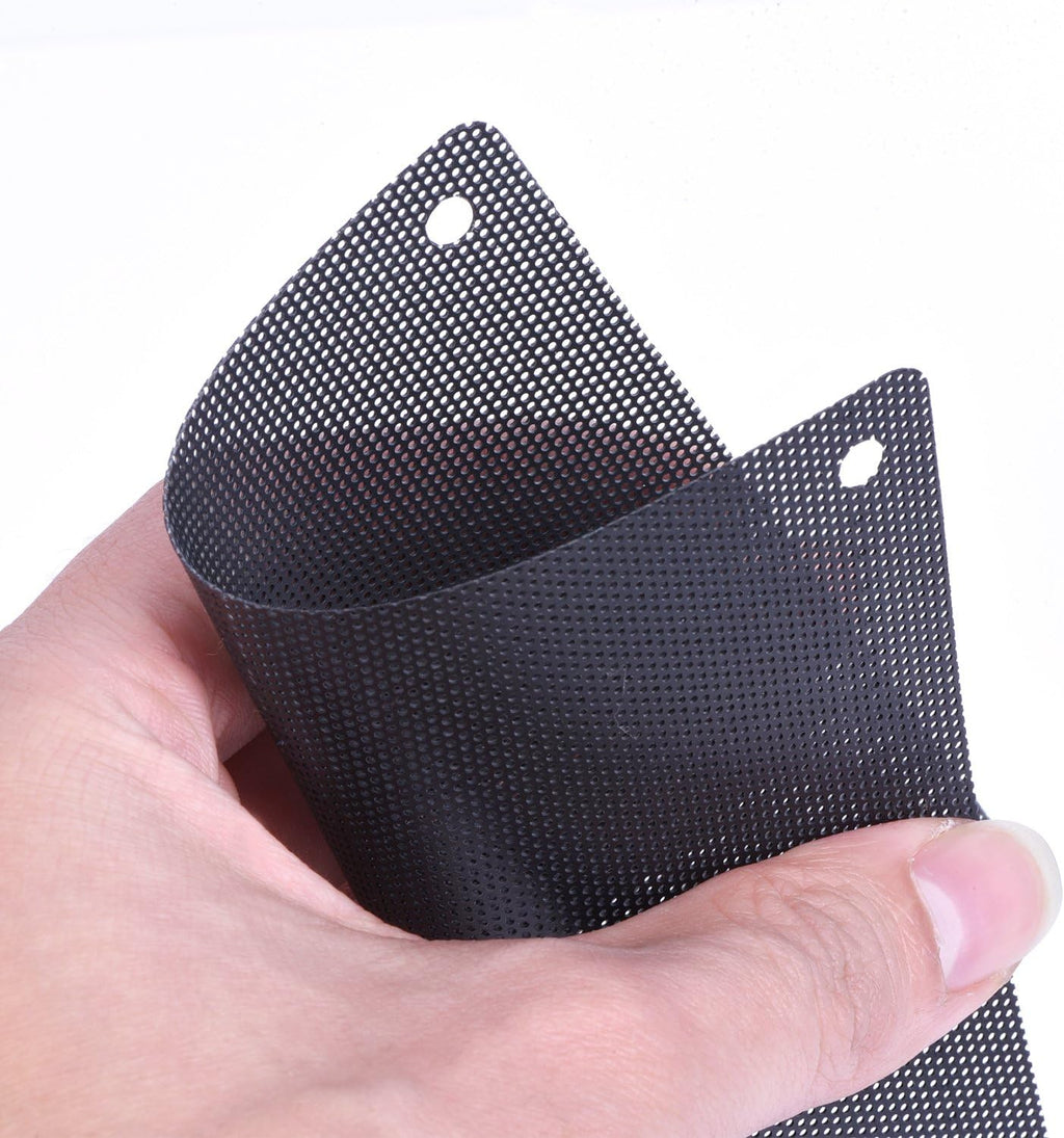120 mm Black PVC Computer Fan Dust Filter 10 Packs L557