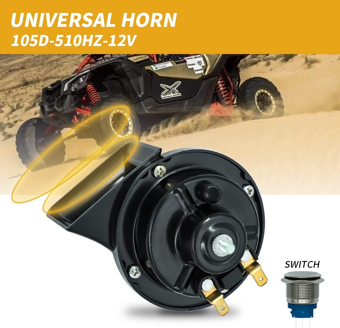 Universal Turn Signal Kit with Amber LED Lights, Horn and Toggle Switch Q16639