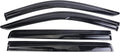 Vent Visor Side Window Deflector Pack of 2 Dark Tinted Acrylic S5450