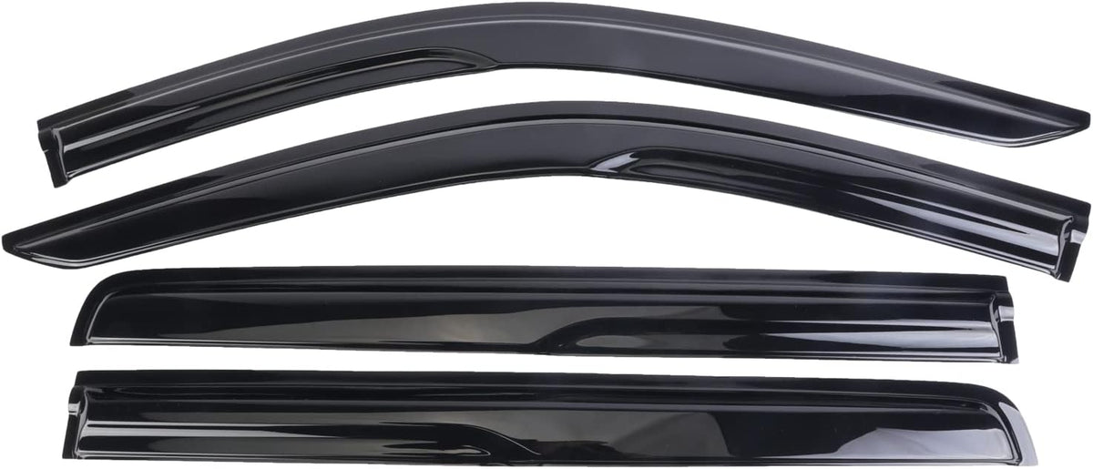 Vent Visor Side Window Deflector Pack of 2 Dark Tinted Acrylic S5450