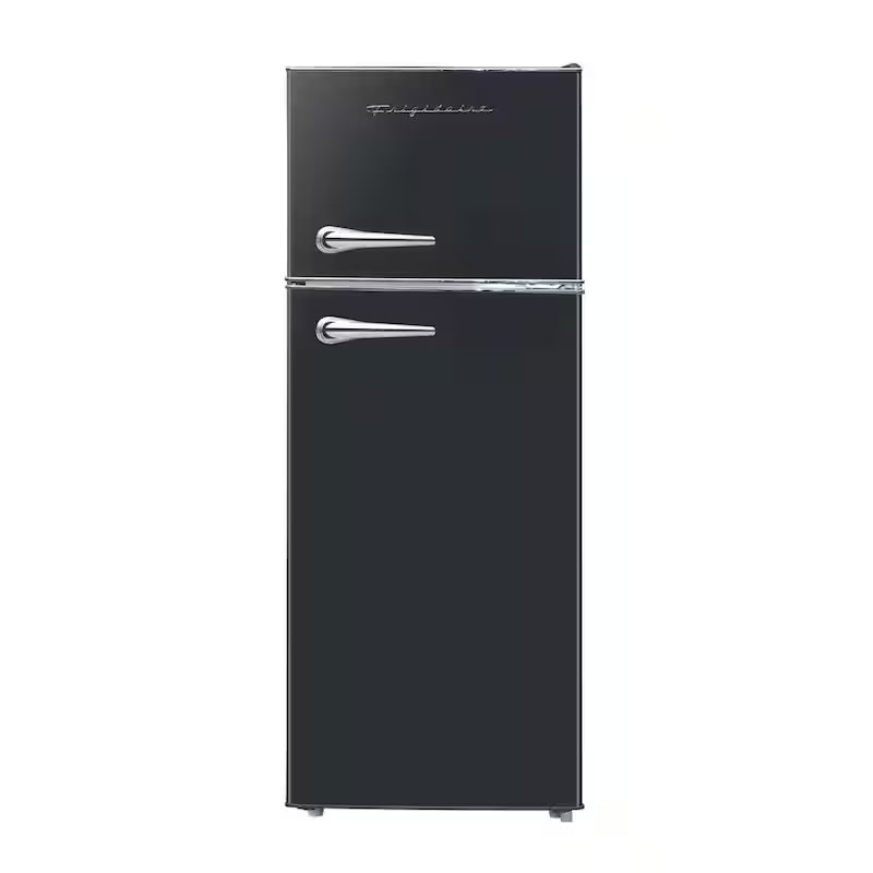 7.5 cu ft Mini Refrigerator with Top Freezer in Black R7613