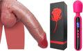12.6 Inch Realistic Dildo Vibrator Wand Sex Toy Personal Massager X33584