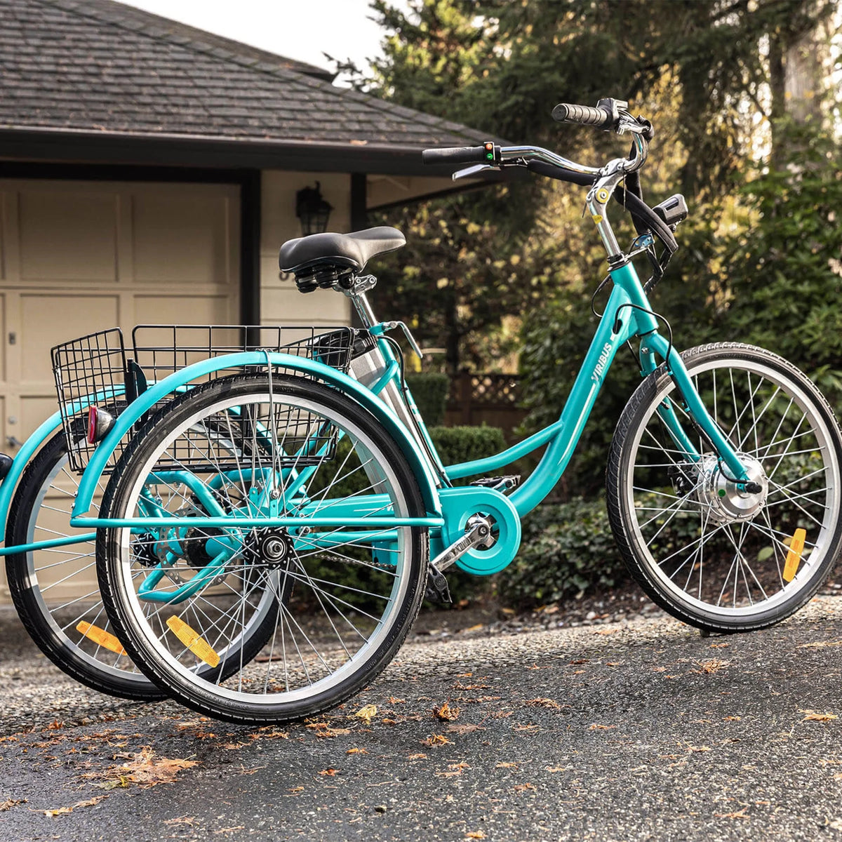 26" 350W Electric Tricycle with Basket F864