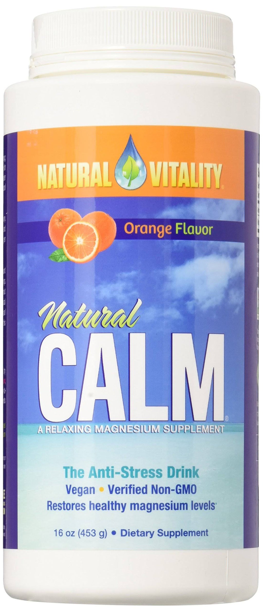 Orange Magnesium Calm (2 Bottles of 16 Ounce) C622564