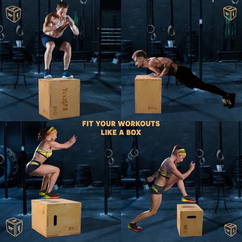 3 in 1 Wooden Plyo Box G112716