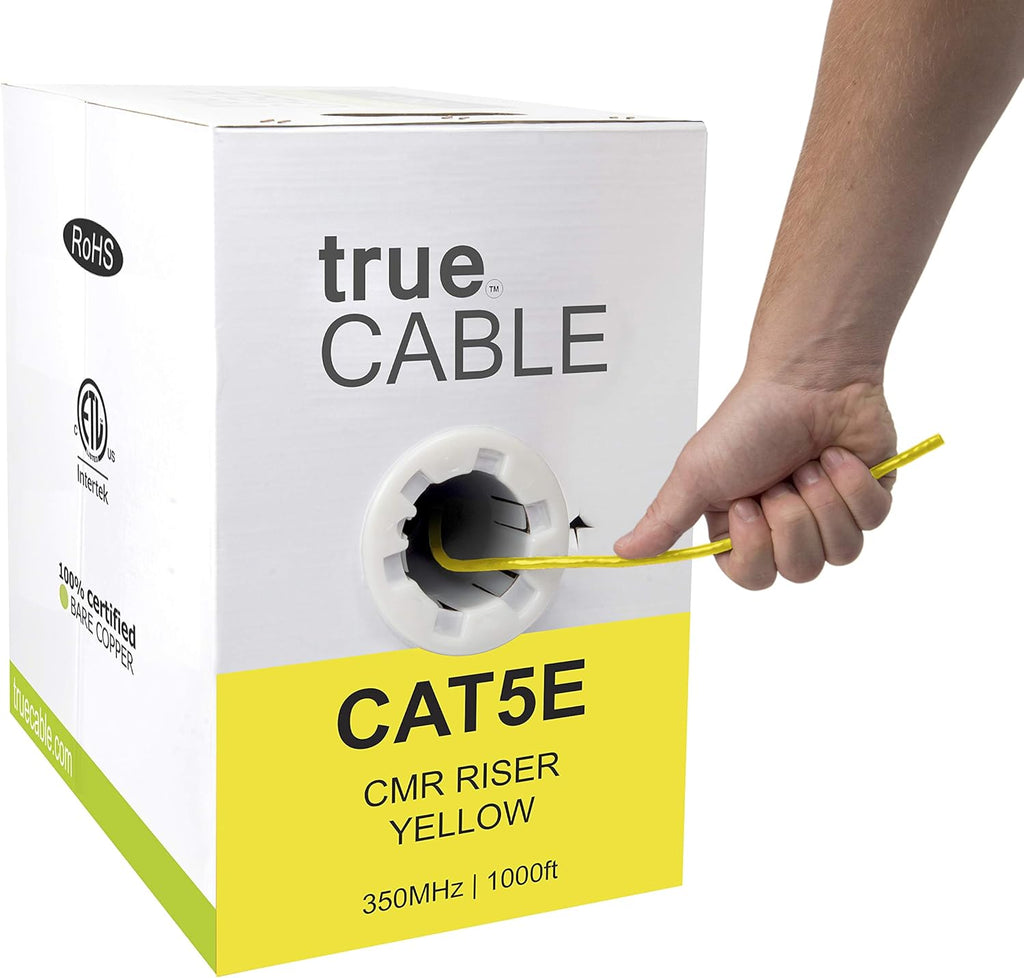 Green 1000ft Cat5e Riser UTP Bulk Ethernet Cable N91326
