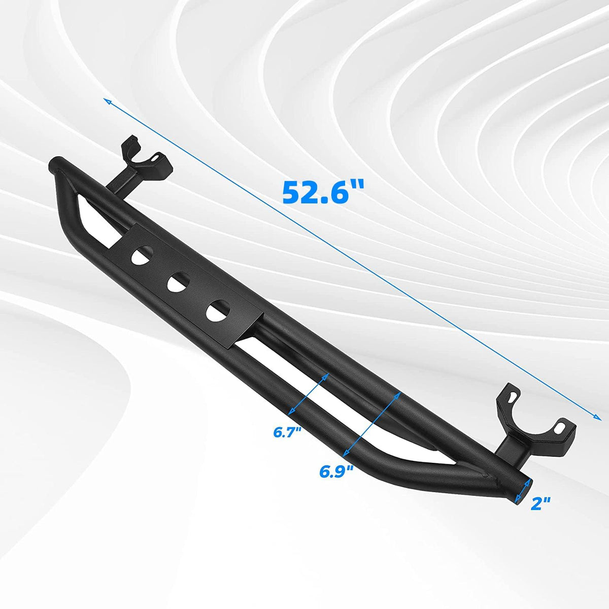 Black Steel Side Step Running Board X287061