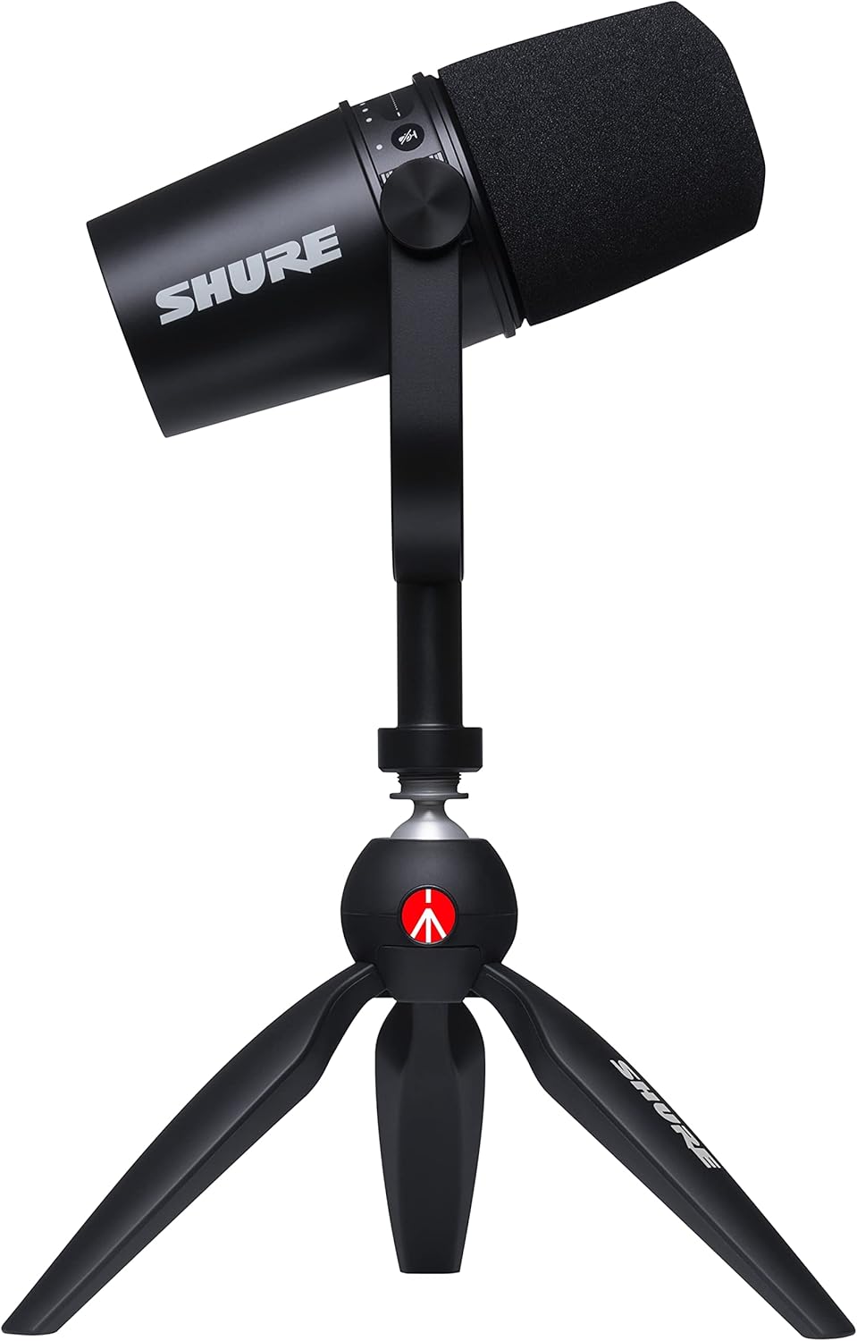 Black USB/XLR Dynamic Microphone with Tripod Y8765