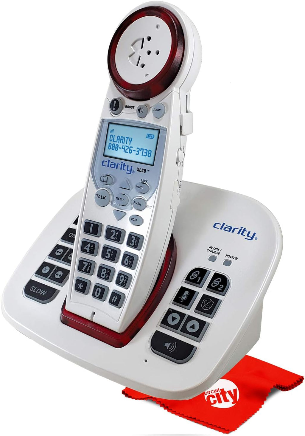 Dect 6.0 Amplified Cordless Phone with Answering Machine T48446