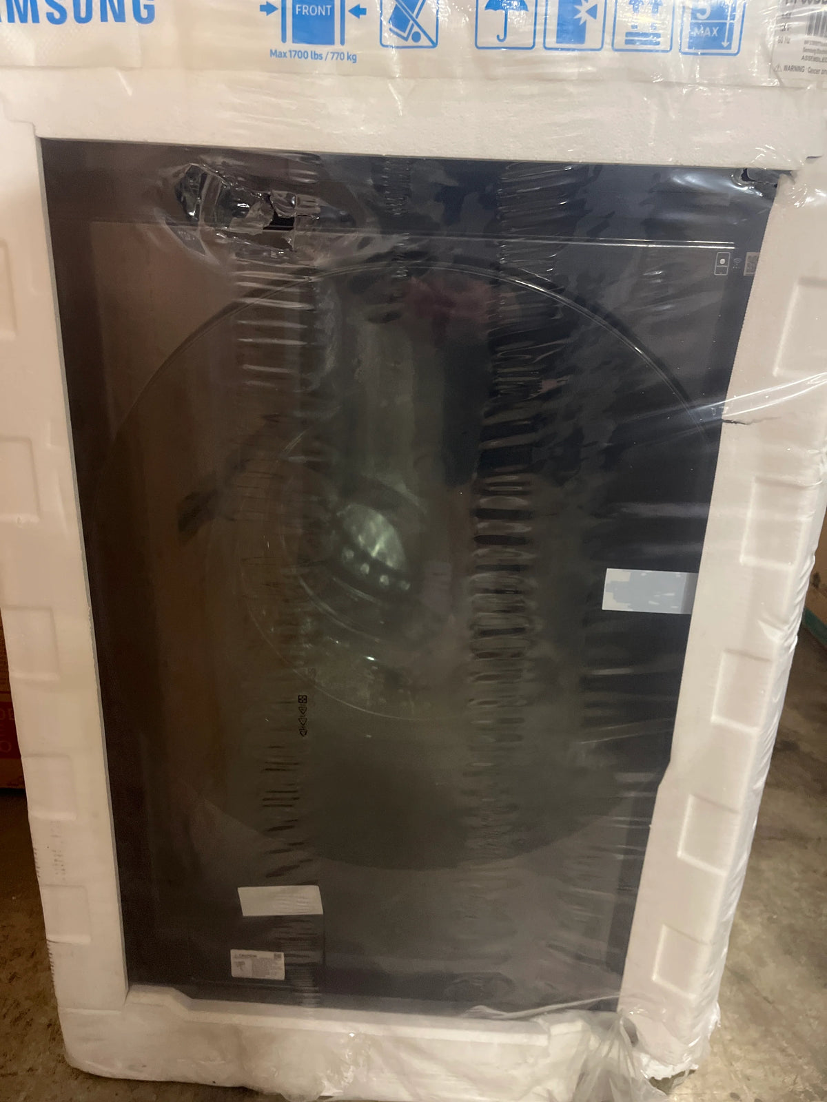 Black Stainless Steel Front Load Washer X7235