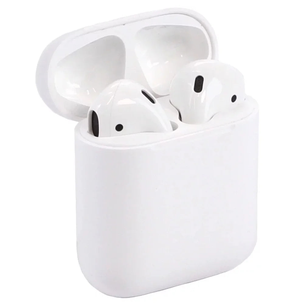 White Wireless Earbuds with Charging Case N616