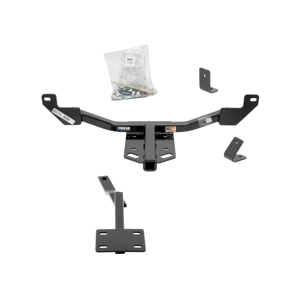 Class 2 Trailer Hitch, 1-1/4-Inch Receiver, Black R50876
