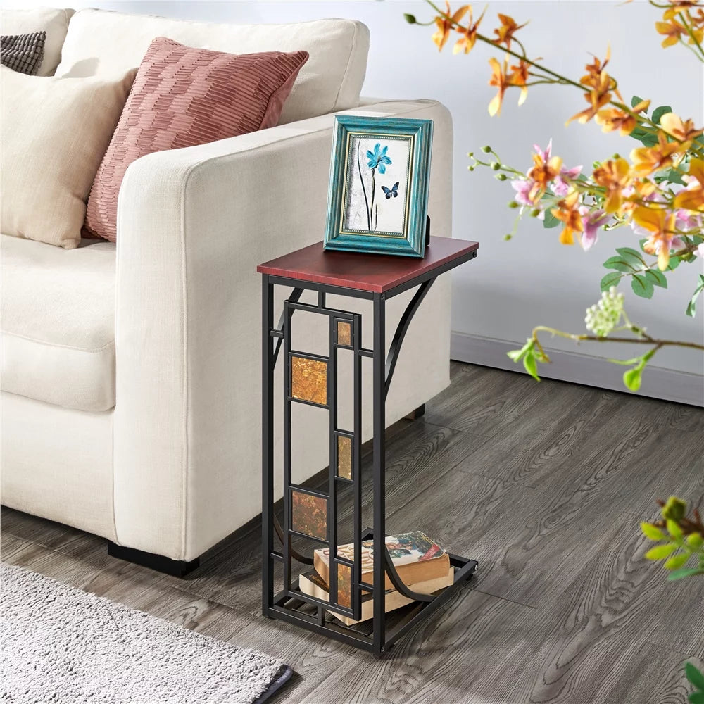 C Shaped Sofa Side Table D8922