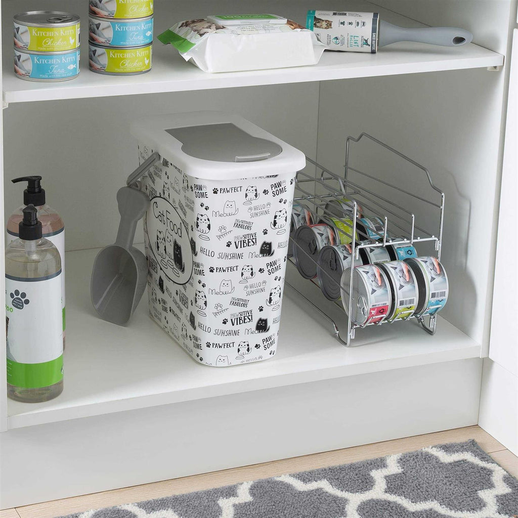 3 Gallon Dry Food Container with Scooper D8244