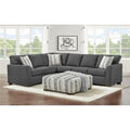 Charcoal Corner Sectional V8203