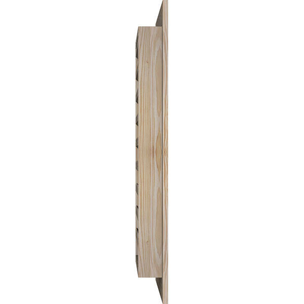 24-in W x 20-in H Vertical Gable Vent Unfinished Smooth Pine R648