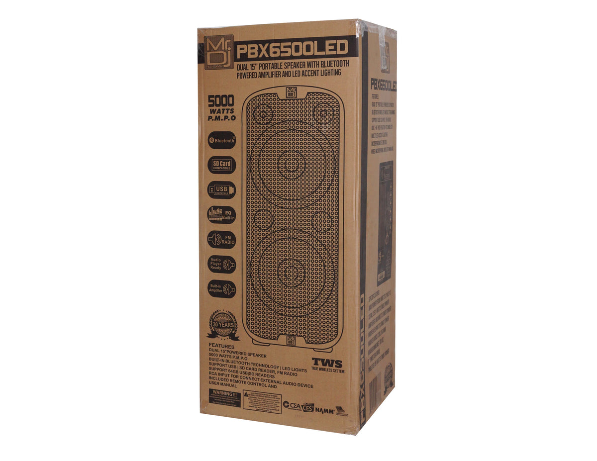 Dual 15” 3-Way Powered Loudspeaker A14938