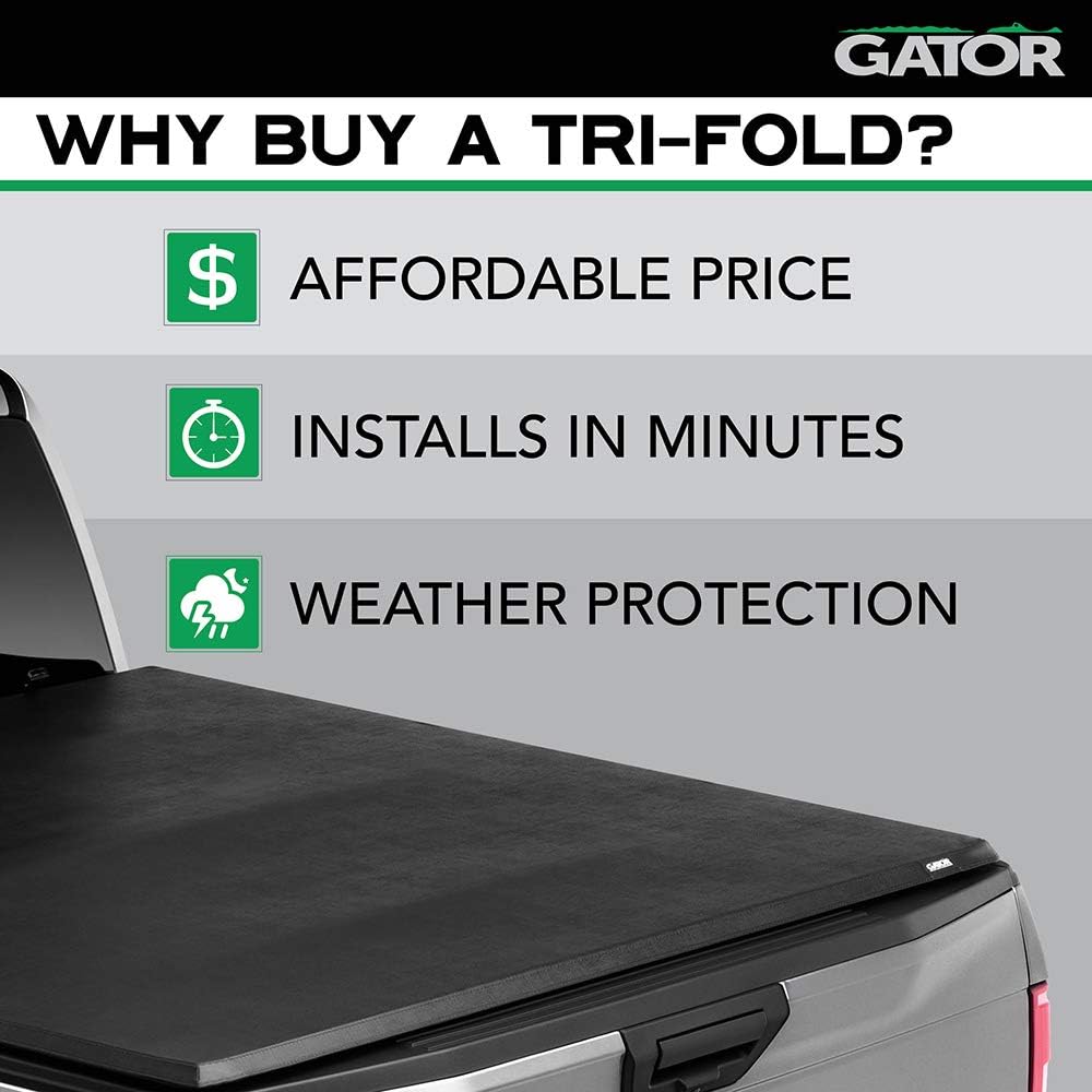Soft Tri-Fold Truck Bed Tonneau Cover Q662