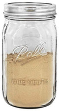 Clear 32 Ounce Quart Jar Set of 12 F598526