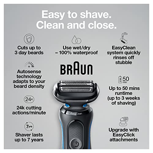 Blue Electric Foil Shaver F750302
