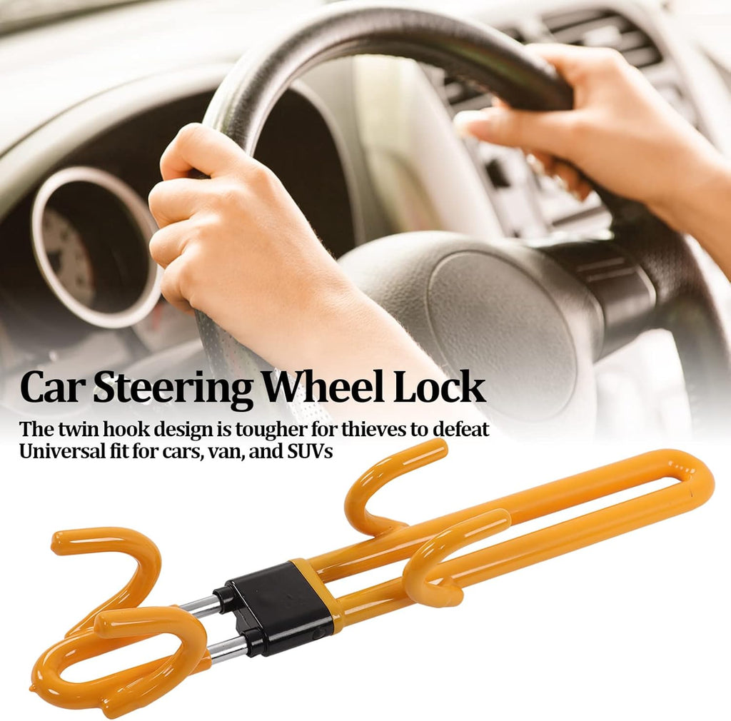Twin Hooks Steering Wheel Lock C602227