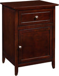 Cappuccino 1 Drawer 1 Door Nightstand Z797