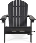 Gray Acacia Wood Folding Adirondack Chair A108425