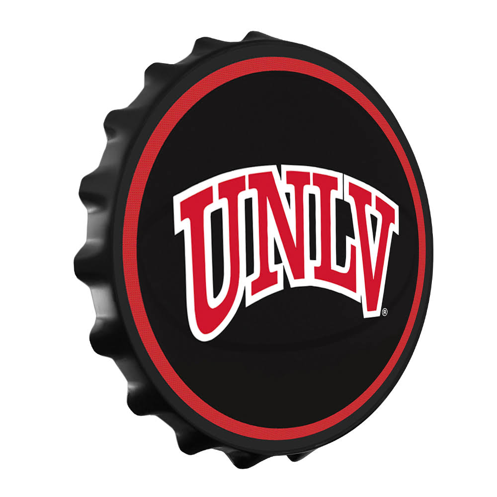 Bottle Cap Wall Sign Black J2344