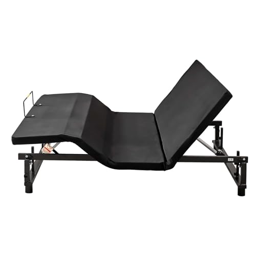 Full Size Adjustable Metal Bed Frame with Wireless Remote Control and Quiet Motor F5785