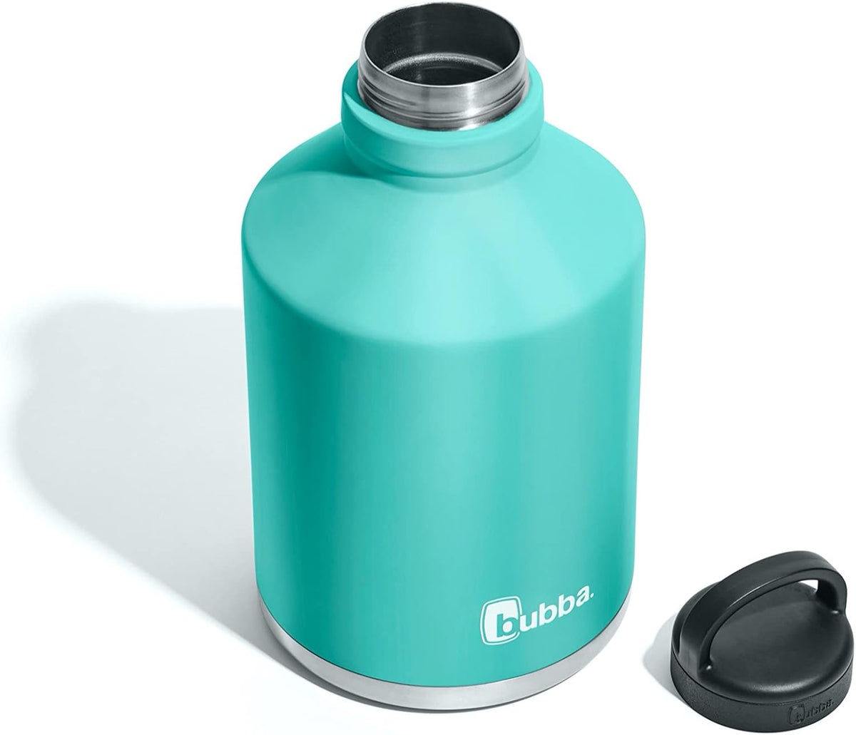 84oz Vacuum-Insulated Stainless Steel Water Bottle with Leak-Proof Lid, Island Teal H96861