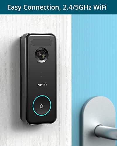 5MP Wireless Video Doorbell with Homebase O142