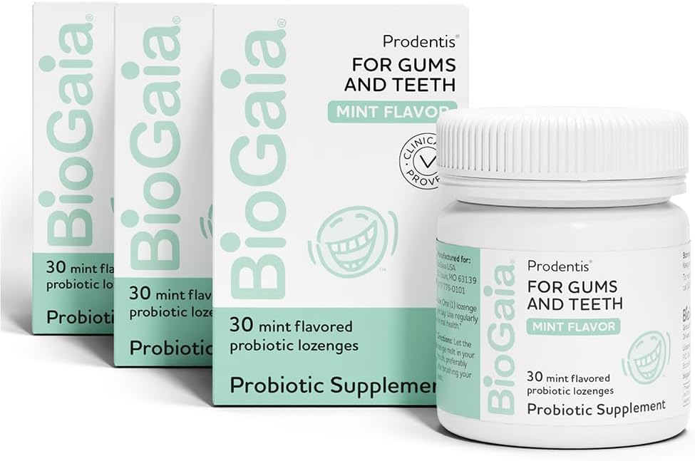 3-Pack Dental Probiotics Mint-flavored Lozenges X8115