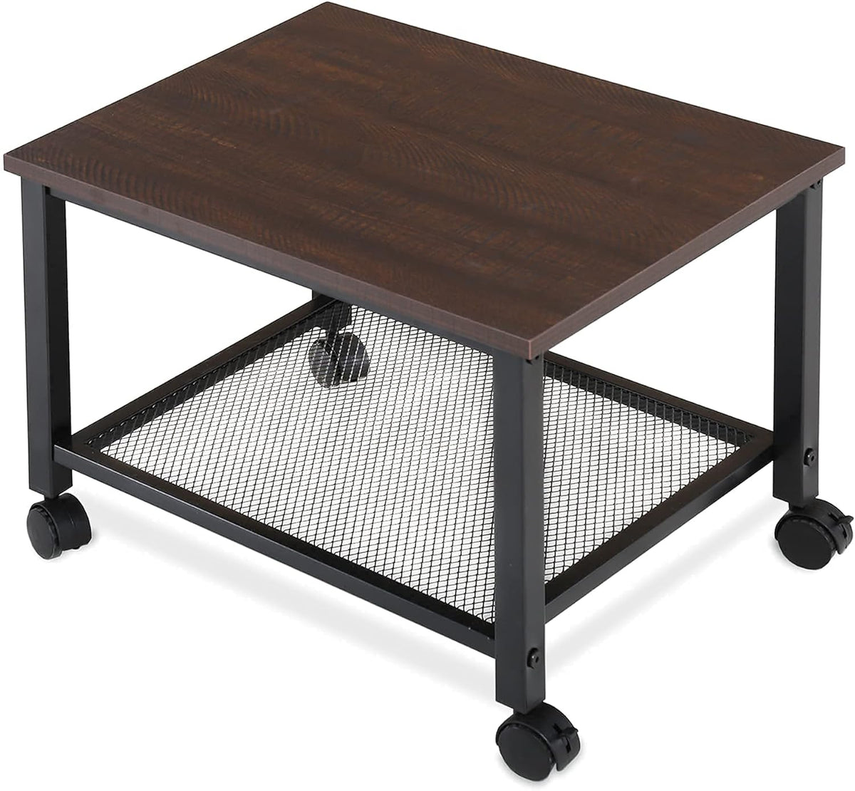 2-Tier Rolling Printer Stand Cart D255